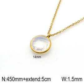 Stainless Steel Stone Necklace