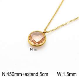 Stainless Steel Stone Necklace