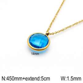 Stainless Steel Stone Necklace