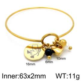 Stainless Steel Gold-plating Bangle