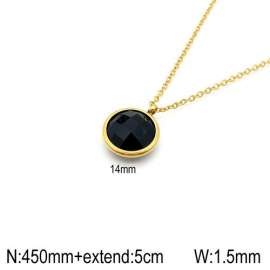 Stainless Steel Stone Necklace