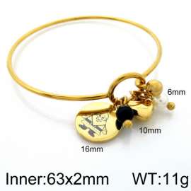 Stainless Steel Gold-plating Bangle