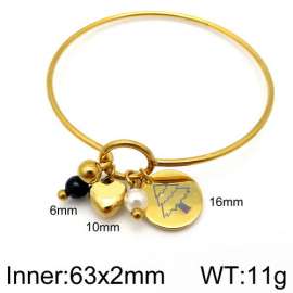 Stainless Steel Gold-plating Bangle