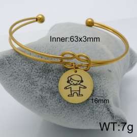 Stainless Steel Gold-plating Bangle