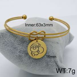 Stainless Steel Gold-plating Bangle