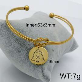 Stainless Steel Gold-plating Bangle