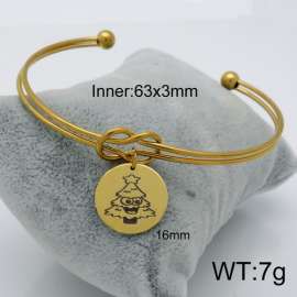 Stainless Steel Gold-plating Bangle