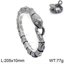 Stainless Steel Stone Bracelet