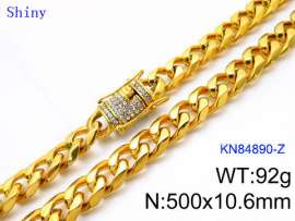 SS Gold-Plating Necklace
