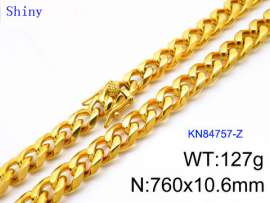 SS Gold-Plating Necklace