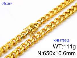 SS Gold-Plating Necklace
