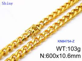 SS Gold-Plating Necklace