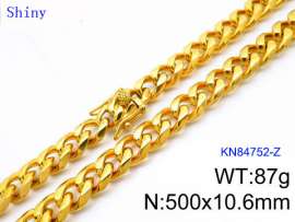 SS Gold-Plating Necklace