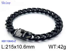Stainless Steel Black-plating Bracelet