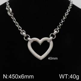 Stainless Steel Stone Necklace