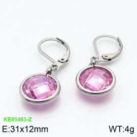 Stainless Steel Stone&Crystal Earring