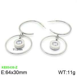 Stainless Steel Stone&Crystal Earring