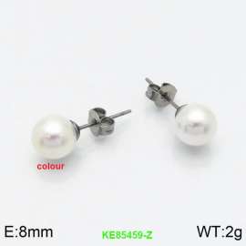 SS Shell Pearl Earrings