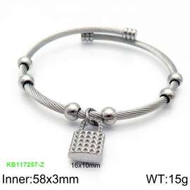 Stainless Steel Wire Bangle