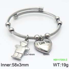 Stainless Steel Wire Bangle