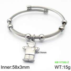 Stainless Steel Wire Bangle