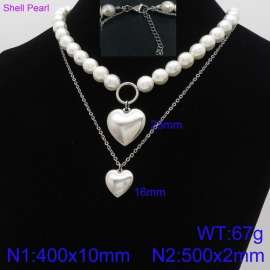 Shell Pearl Necklace