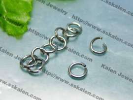 SS Small Circle--5x0.5mm---10pcs Pirce