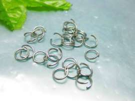 SS Small Circle--6x0.5mm---10pcs Pirce