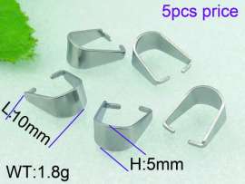 Stainless Steel Pendant Clasp--5pcs Pirce