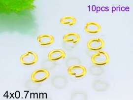 SS Small Circle--4x0.7mm---10pcs Pirce