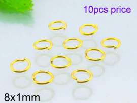 SS Small Circle--8x1mm---10pcs Pirce