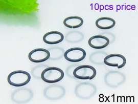 SS Small Circle--8x1mm---10pcs Pirce