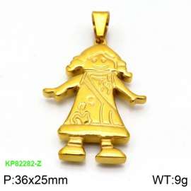 Stainless Steel Gold-plating Pendant