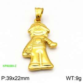 Stainless Steel Gold-plating Pendant