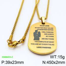 SS Gold-Plating Necklace