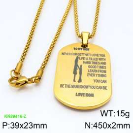 SS Gold-Plating Necklace