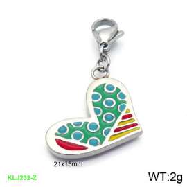Stainless Steel Charms with Lobster