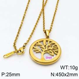 SS Gold-Plating Necklace