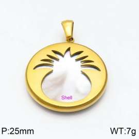 Stainless Steel Gold-plating Pendant