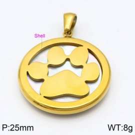 Stainless Steel Gold-plating Pendant