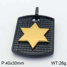 Stainless Steel Black-plating Pendant