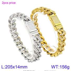 Stainless Steel Gold-plating Bracelet