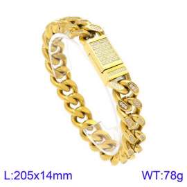 Stainless Steel Gold-plating Bracelet
