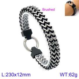 Stainless Steel Black-plating Bracelet