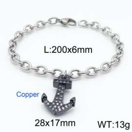 Stainless Steel Stone Bracelet