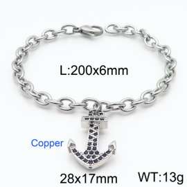 Stainless Steel Stone Bracelet