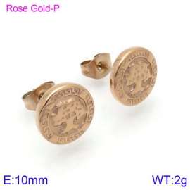 SS Rose Gold-Plating Earring