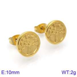 SS Gold-Plating Earring