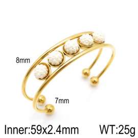 Stainless Steel Gold-plating Bangle