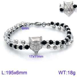 Stainless Steel Crystal Bracelet